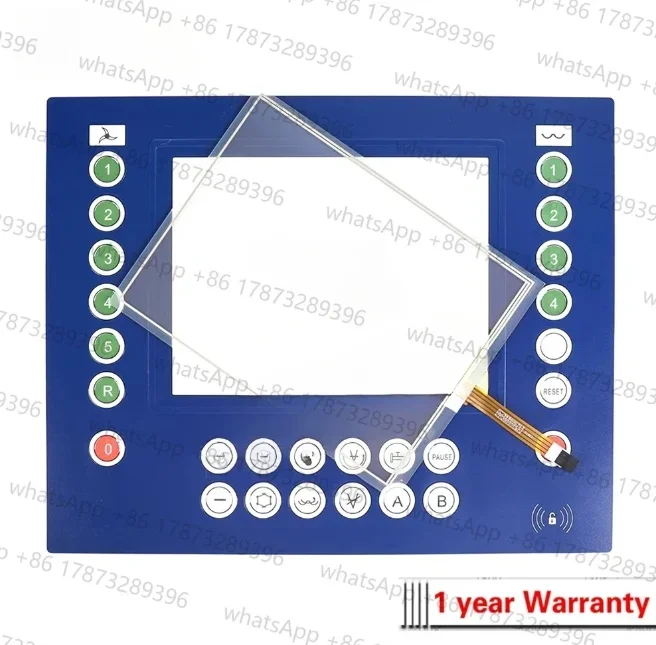 Painel de Vidro Digitalizador Touch Screen 5AP920.1043-K09 para B&R 5AP920.1043-K09 5AP920.1043.K09 5AP920-1043-K09 com Película de Membrana