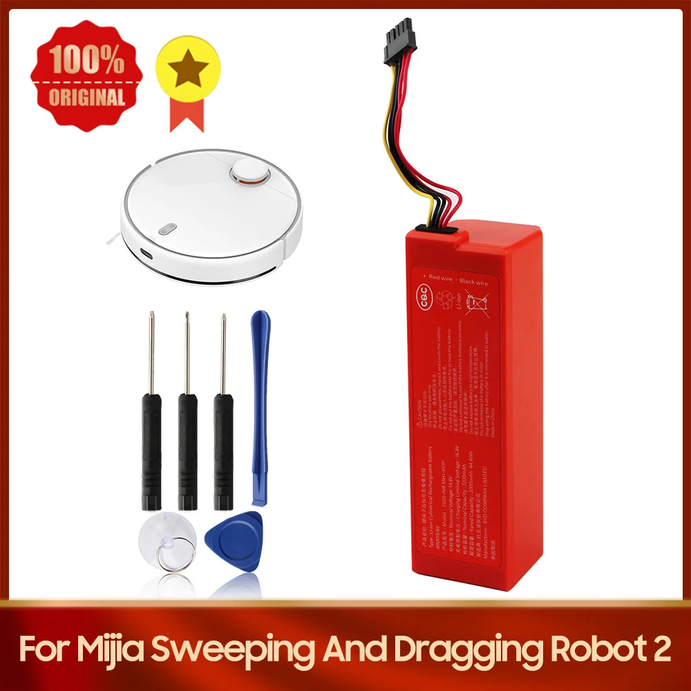 

New Sweeper battery 260S-INR-MH1-4S1P For Xiaomi MIJIA Sweeping And Dragging Robot 2 Replacement Battery 3200mAh