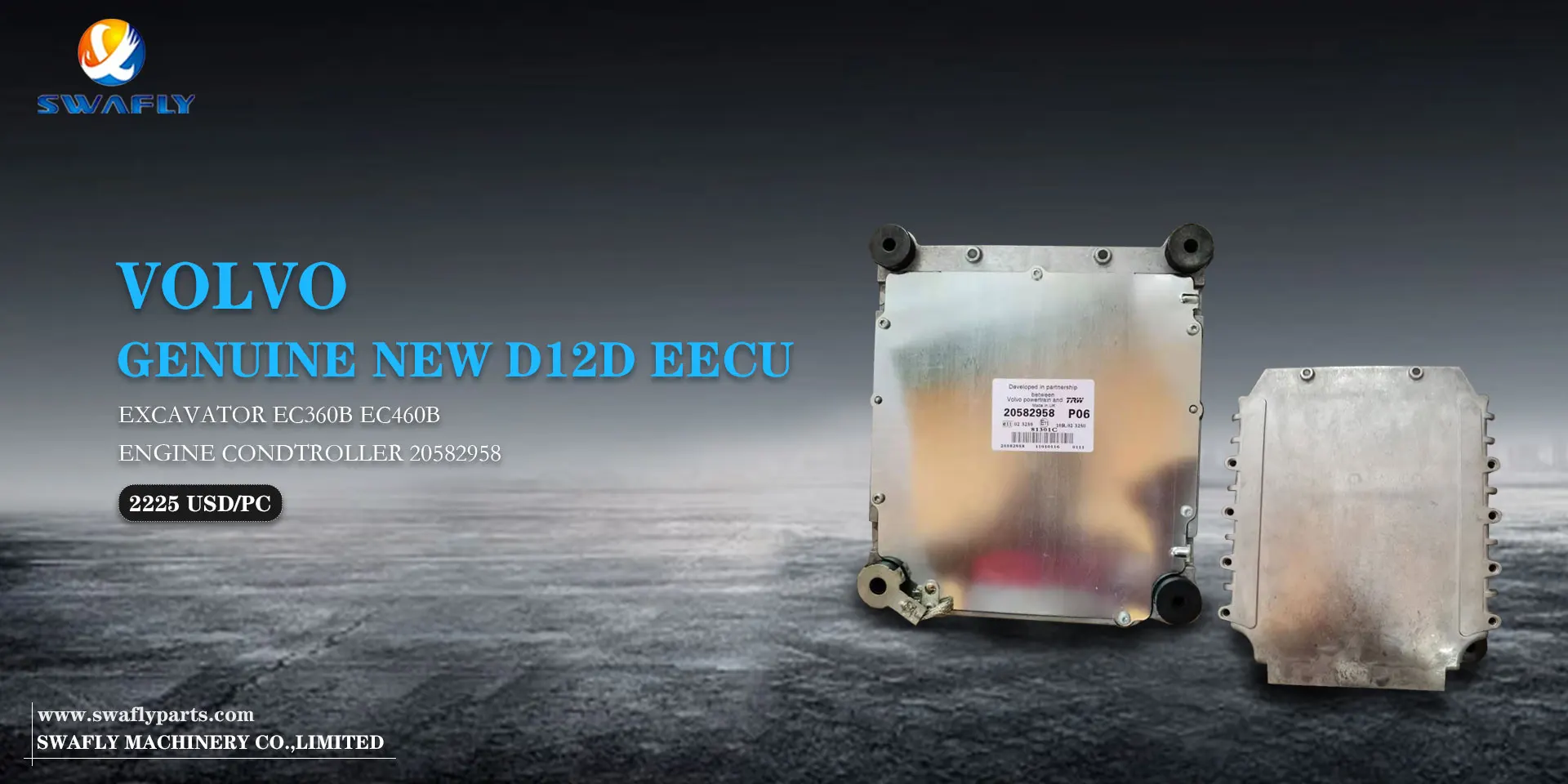 Swafly New Excavator Engine ECU Controller for Sany ECU Sy135C ECM With Program
