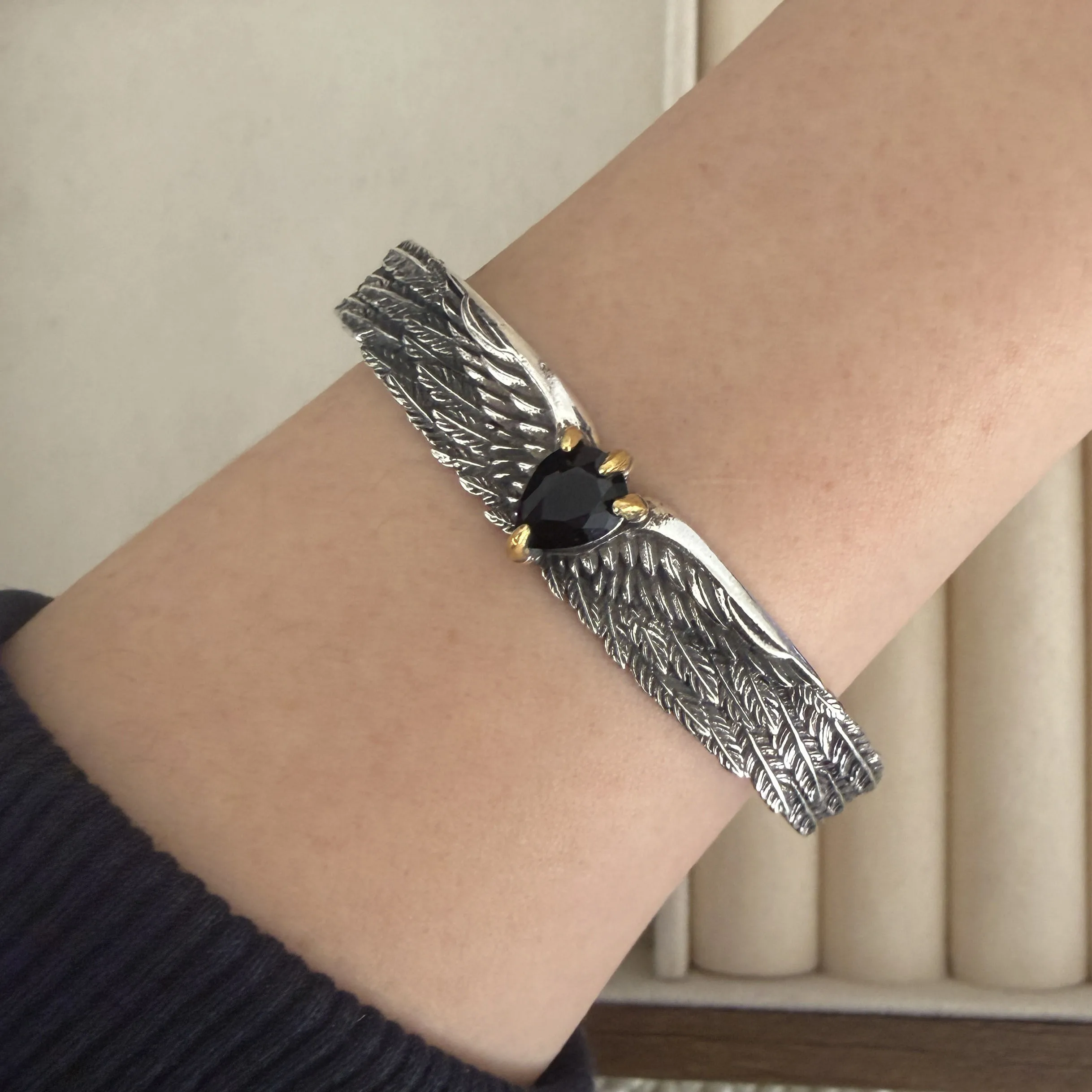 100% 솔리드 925 스털링 실버 레트로 팔찌 (여성 - Resin Bangle Bracelet 리뷰 및 가격