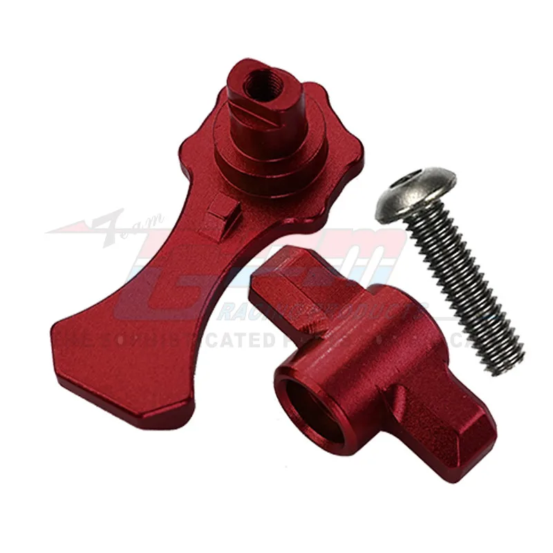 GPM Aluminum Car Shell Fixed Lock For TRAXXAS-1/10 MAXX 4wd E-revo 2.0 Rustler Hoss 4x4 Vxl 3s-90076-4