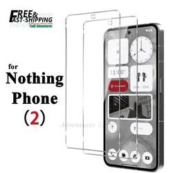 Screen Protector For Nothing Phone 2 Tempered Glass High Aluminum 9H HD Clear Transparent Case Friendly