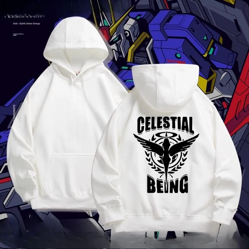 

Japanese anime hooded sweatshirts Mobile Suit cartoon merchandise hooded long-sleeved men's and women's hoodies