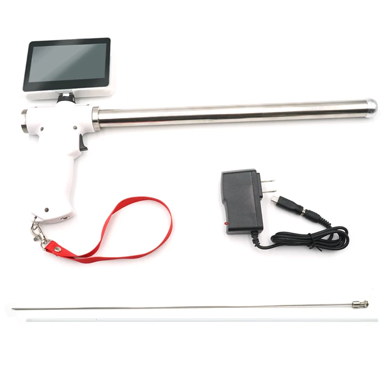Veterinary Instrument, High Quality Artificial Insemination Gun for Cattle Sheep, Digital Visual AI, 120ml Capacity