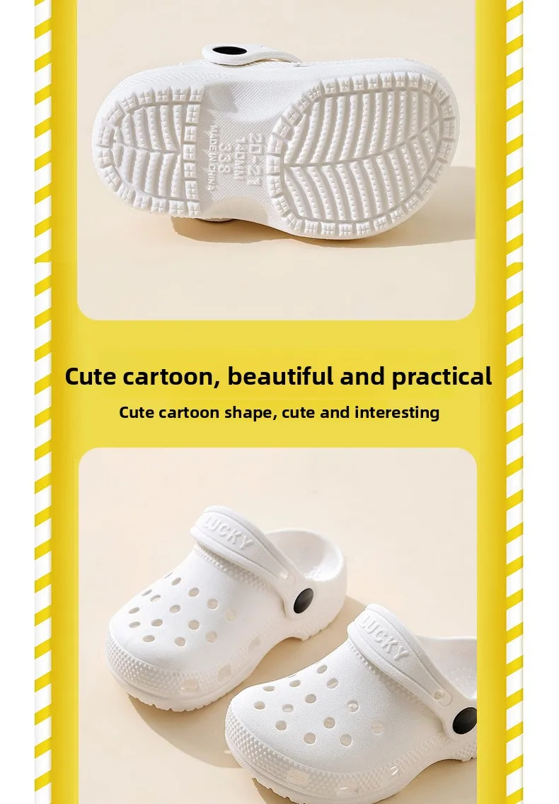 2026 Kinder Sommer Strand-Sandalen Unisex Lässige Garten-Clogs Outdoor Sandalen mit breiter Zehenbox für Mädchen Rutschfeste Haus- und Duschpantoffeln – Detail 9