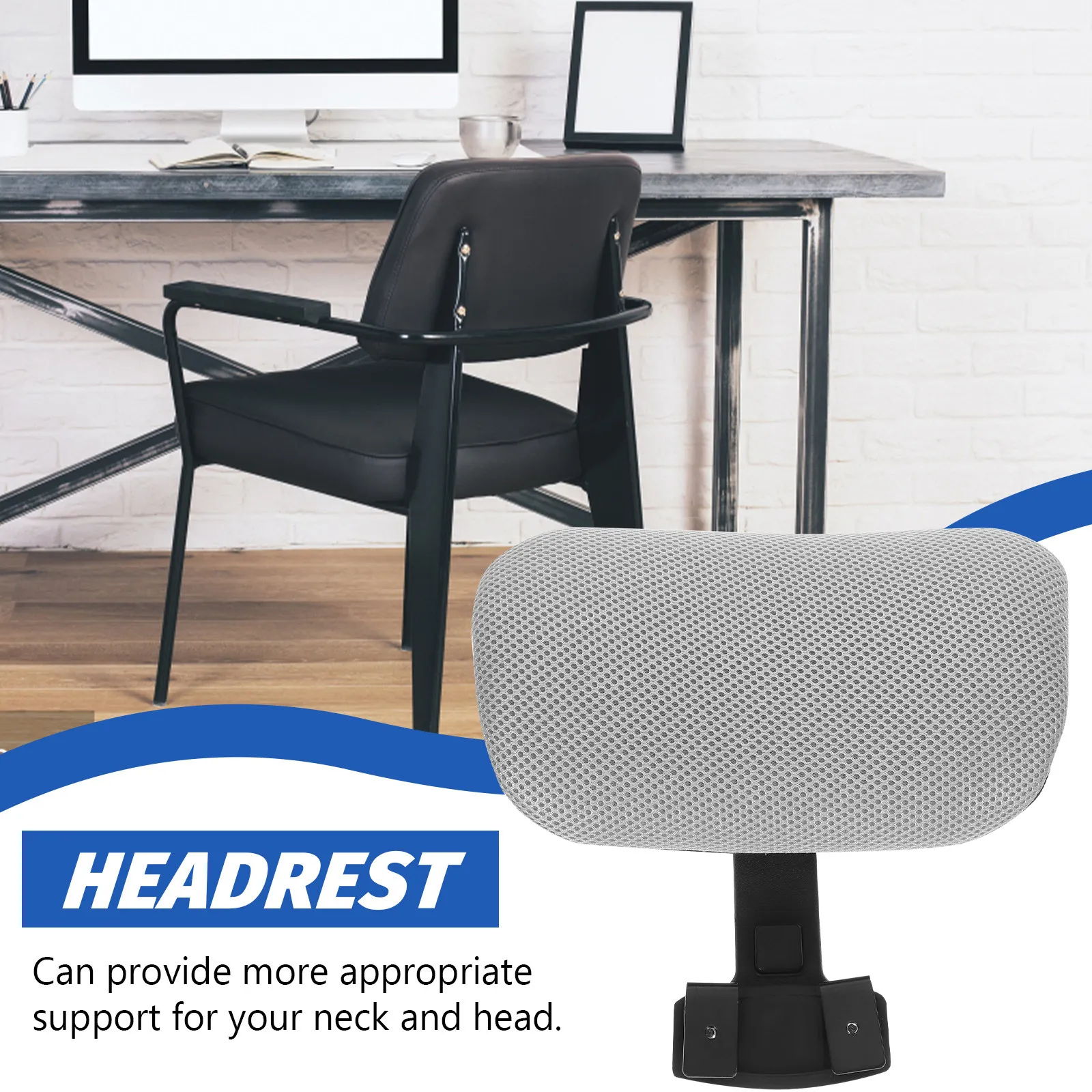 Adjustable Headrest Chair Accessory Computer Chair Support Pillow Attachment Cushion Office