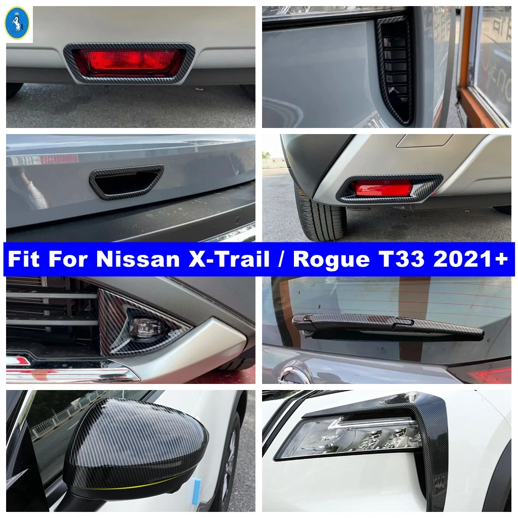 Door Handle Bowl / Fog Lights Lamps / Rearview Mirror Accessories Cover Trim For Nissan X-Trail X Trail / Rogue T33 2021 - 2024