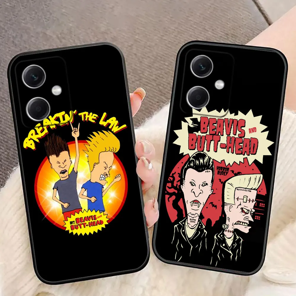 Funda de teléfono con dibujos animados de Beavis Butthead para OPPO RENO 15 15F 14 14F 13 13F 12 11 11F 10 8T 8 7 6 5 4 4F LITE