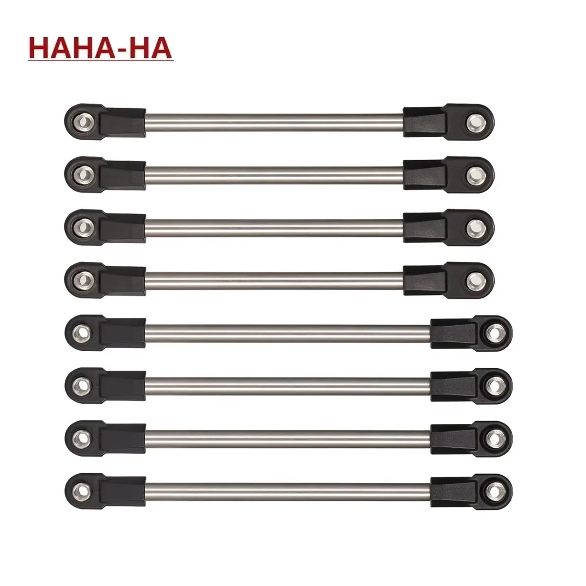 Stainless Steel Chassis Tie Rod 275mm Wheelbase Links Set with M4 Rod Ends for 1/10 RC Crawler 275WB SCX10 D90 TF2 DIY Part