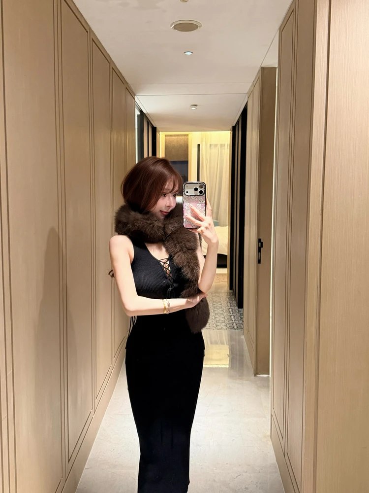 

M900 Теплый женский меховой шарф-снуд, универсальный, зимний, новинка, премиум-качество, защита от холода, белый, улучшающий образ