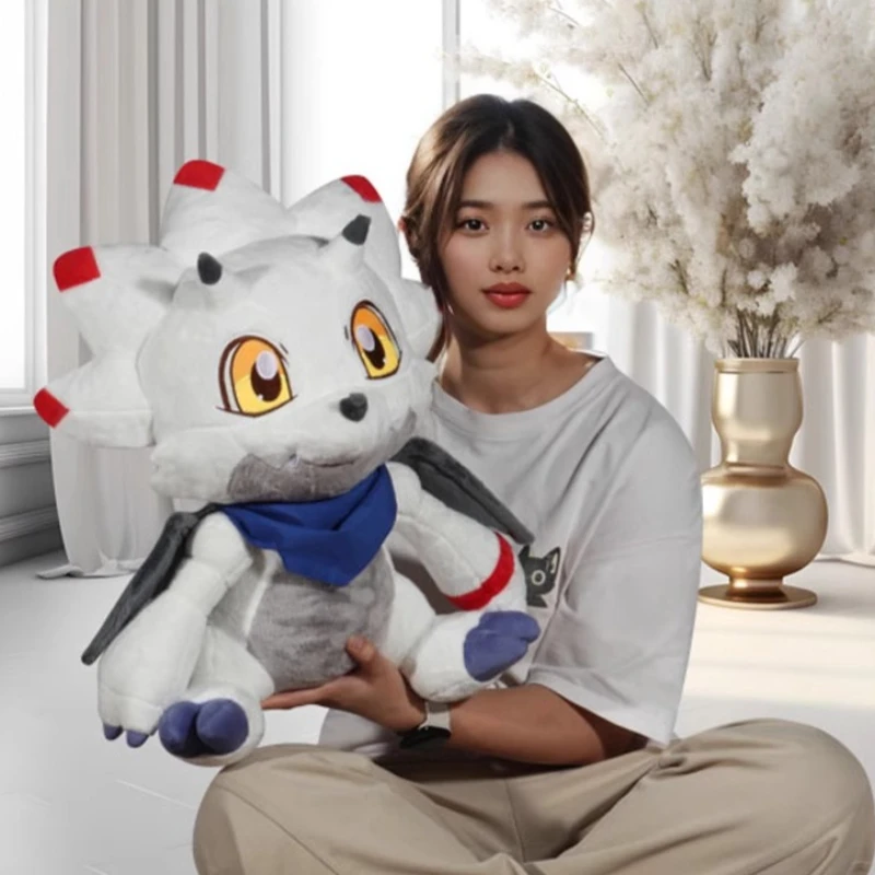 New 40CM Gammamon Plushies Anime Stuffed Dolls Kawaii Gammamon Peluche Ornament Comfortable Sleeping Pillow Toy Festival Gifts