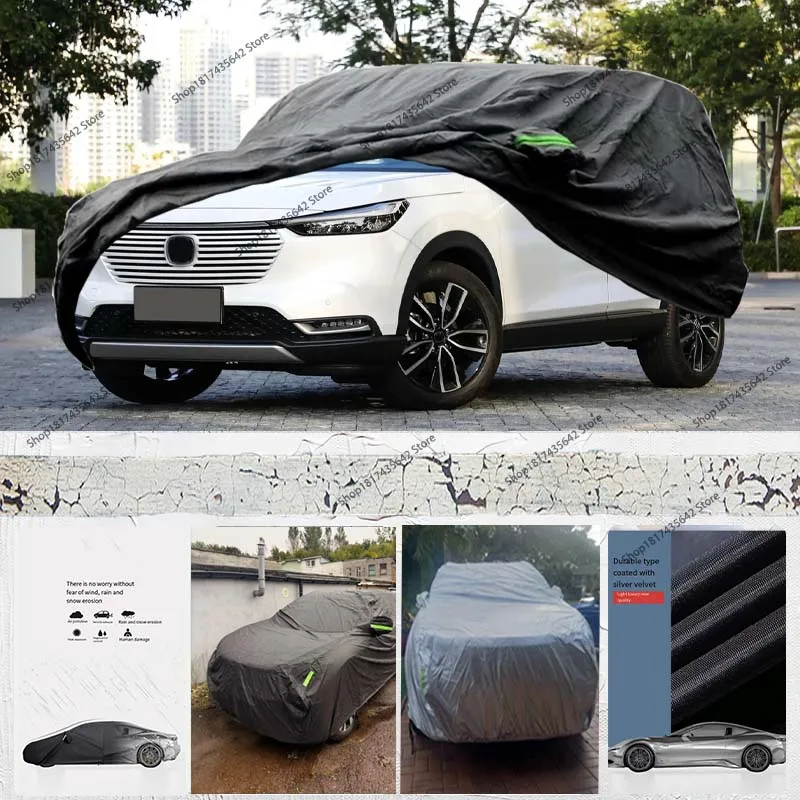 

Car Cover for Honda Vezel Outdoor Full Car Cover All Weather Waterproof Windproof Sunshade Dustproof Sun Protection