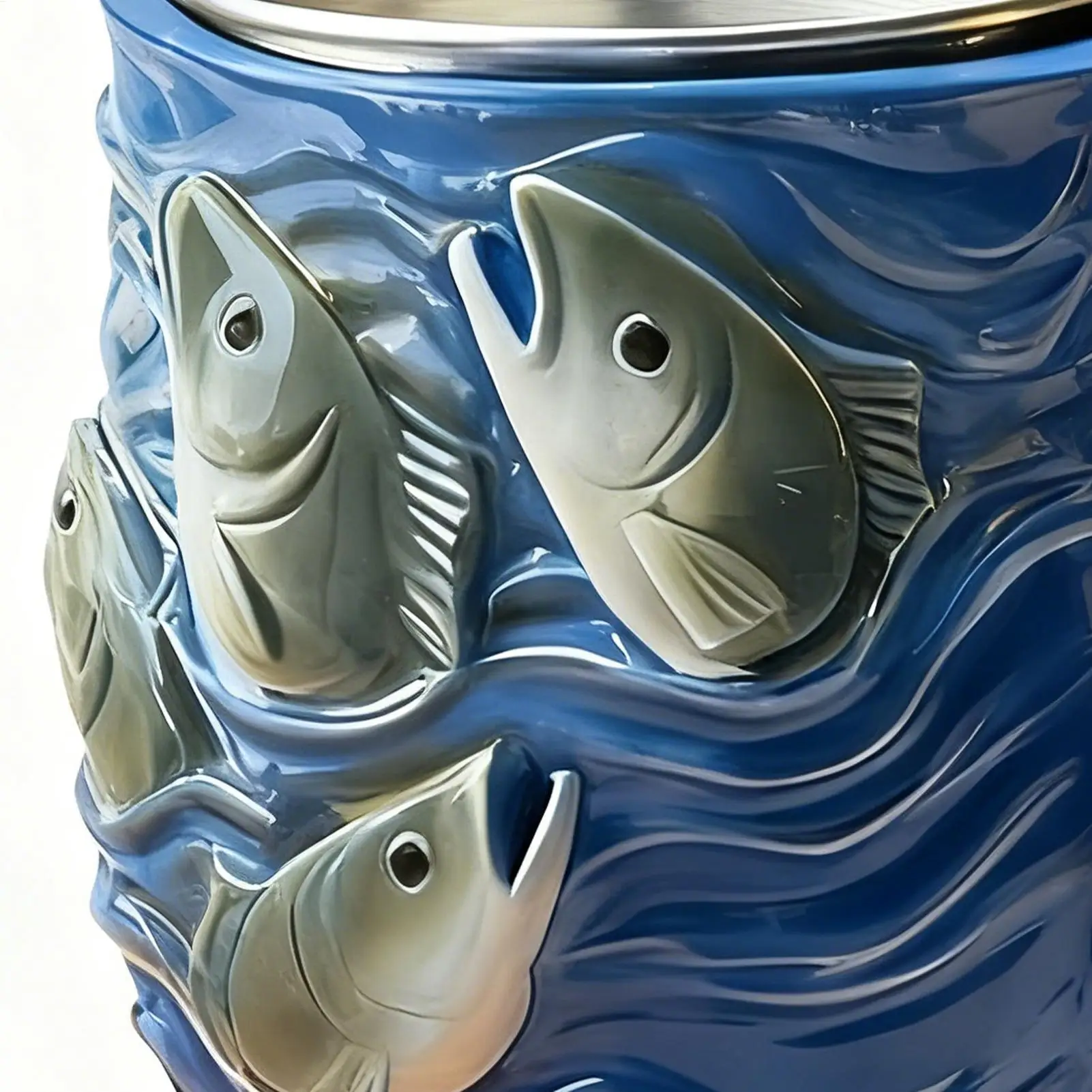 

Fisherman Coffee Mug 100ml Comfortable Grip Resin Drinkware Fisherman Tea Coffee Resin Cup For Birthday Holiday Festive