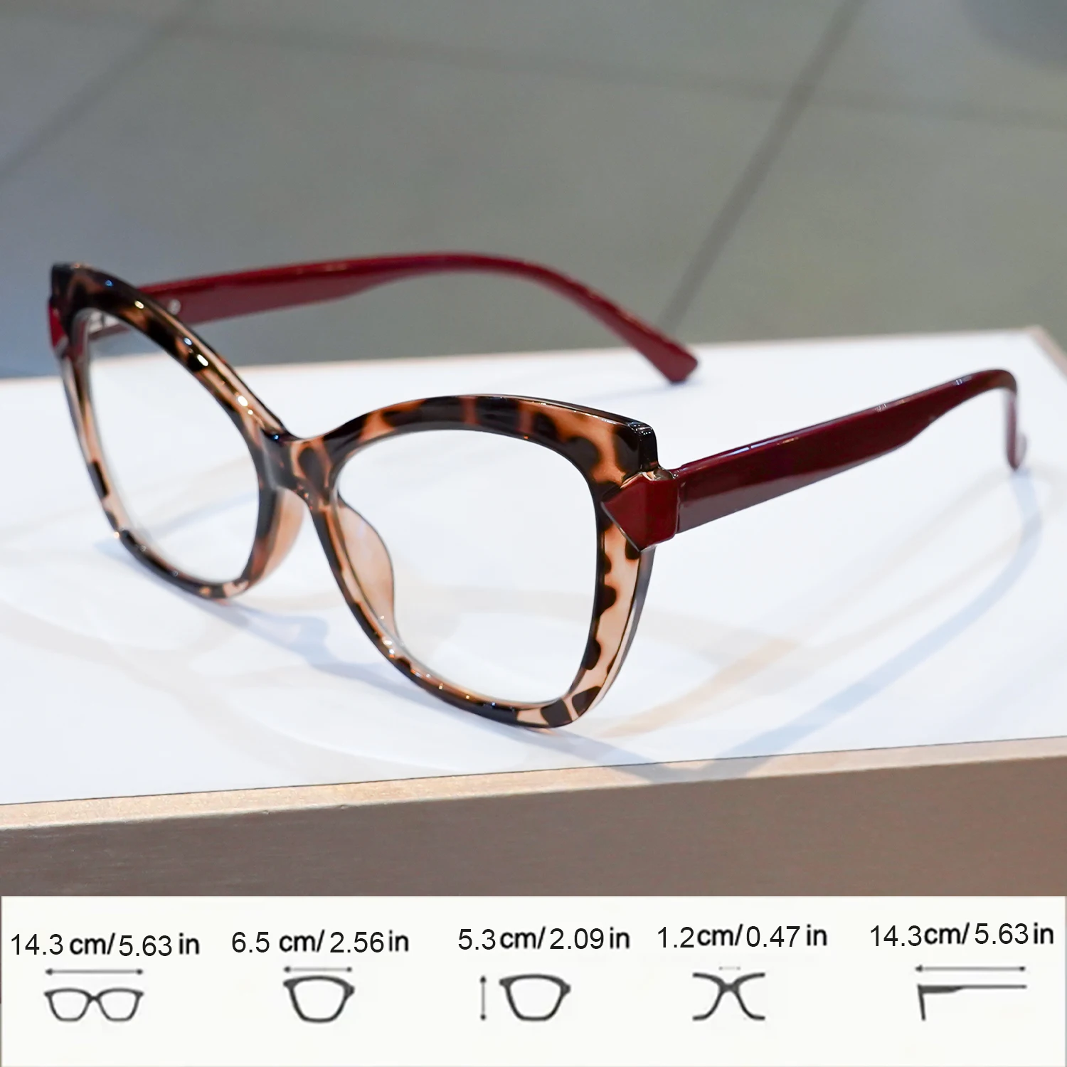 Vintage-Cat-Eye-Lesebrille für Damen und Herren – modische Brillen für den täglichen Gebrauch, langlebige Lesebrillen, +1,0 bis +4,0 – Detail 4