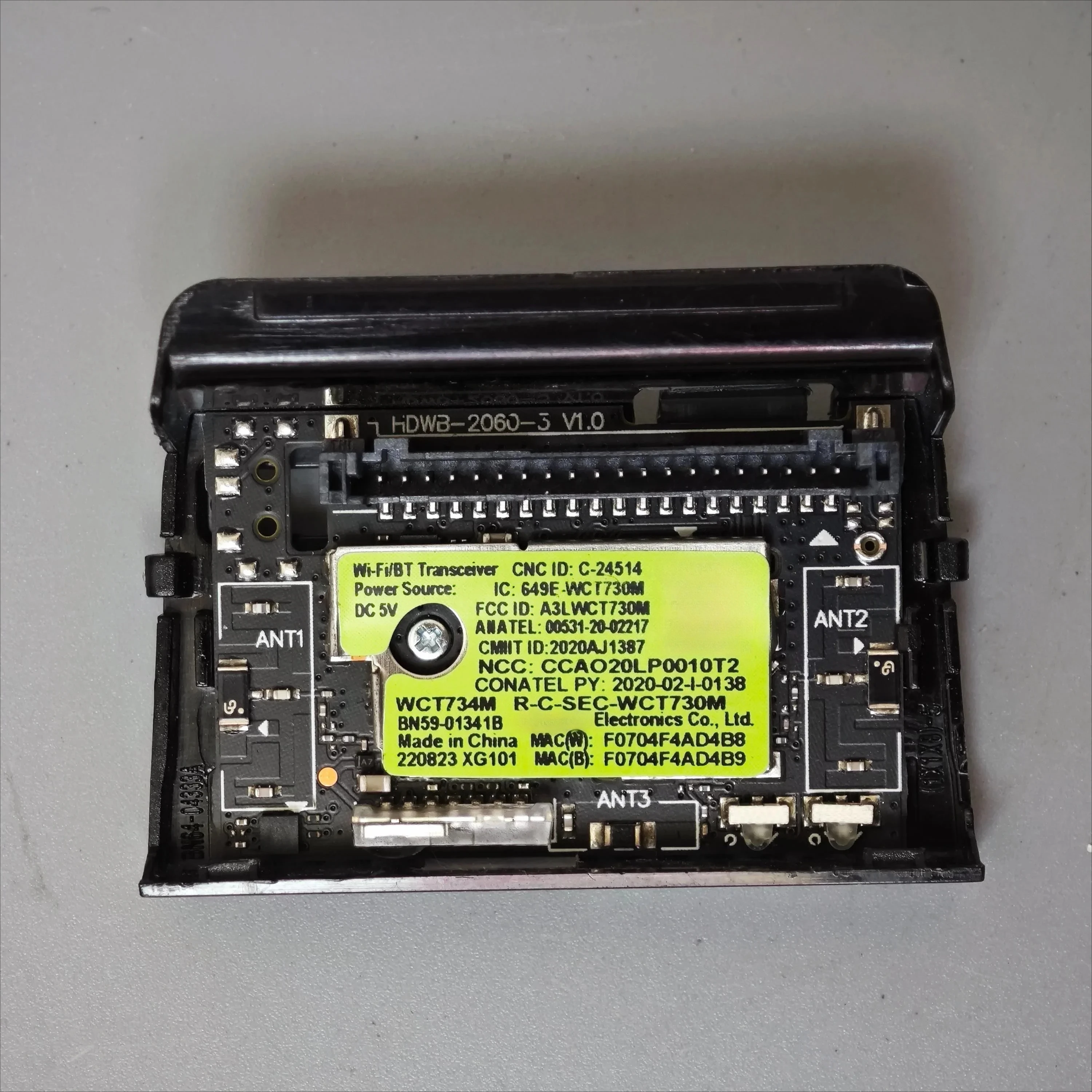 Image of BN59-01341B WCT730M BN64-04333B WLAN- und Bluetooth-Funkmodul für Samsung TV UN55TU7000 UN65TU7000 UN82TU700D