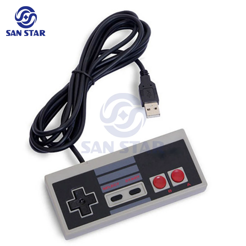 

Проводной USB-джойстик для ПК, компьютерный геймпад nes, игровой USB-контроллер для игр Nes, джойстик