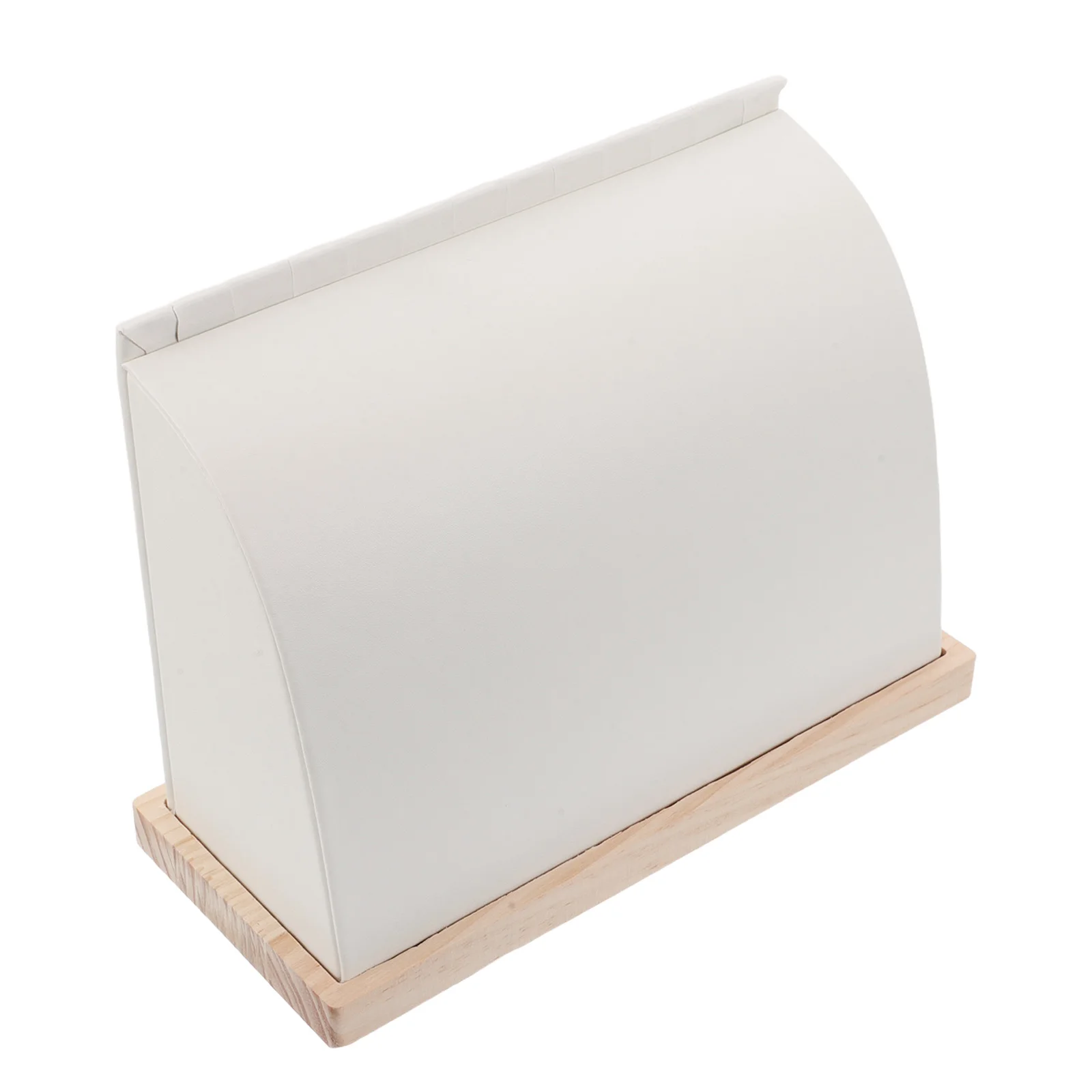 

Подставка для ювелирных изделий из цельного дерева, держатель для ожерелья, отдельно стоящий браслет, кулон, шоу, ожерелья, витрина, белое дерево