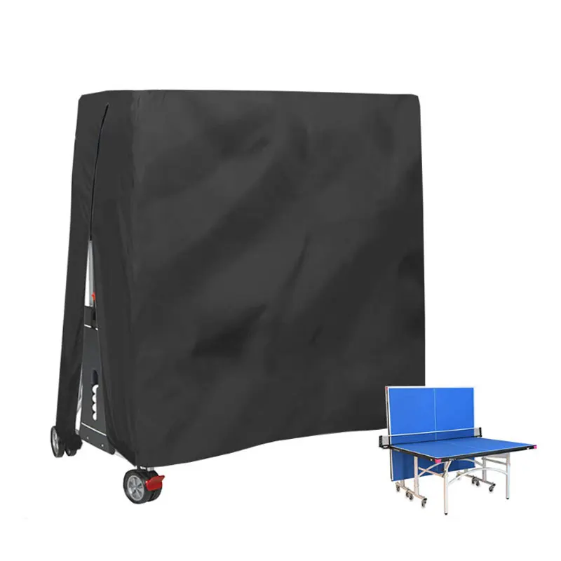 Customized outdoor table tennis table rain cover, Chinese standard table dustproof and waterproof protective cover,