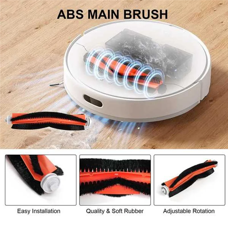 ABNP 14 Uds cepillo bolsa de polvo filtro y paño de mopa conjunto para Dreame D10 Plus Z10 Pro L10 Plus piezas de recambio de aspiradora