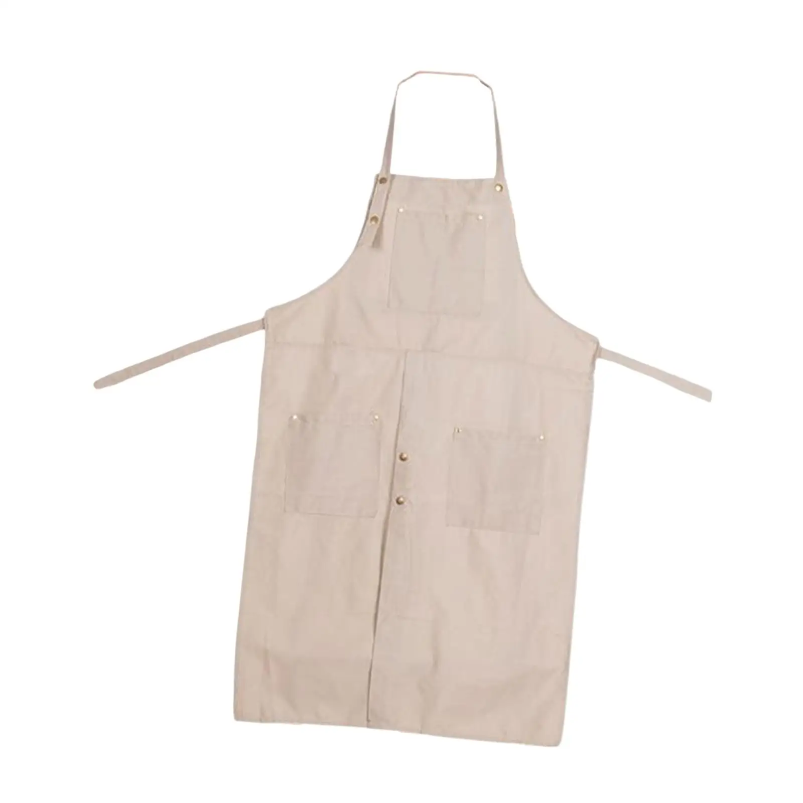 Ceramic Apron Work Apron Adjustable Strap Oilproof Split Leg Clay Apron