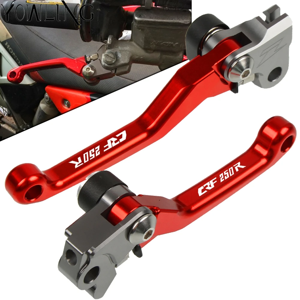For HONDA CRF250R 2007 2008 2009 2010 2011 2012 2013 2014 2015 2016 2017 2018 Motorcycle CNC CRF 250R Folding Brake Clutch Lever