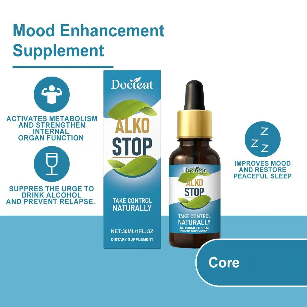 Natural Herbal Wellness Drops, Improve Emotional Sleep Supplement ,Natural Botanical Blend for Daily Overall Well‑Being, 30ml