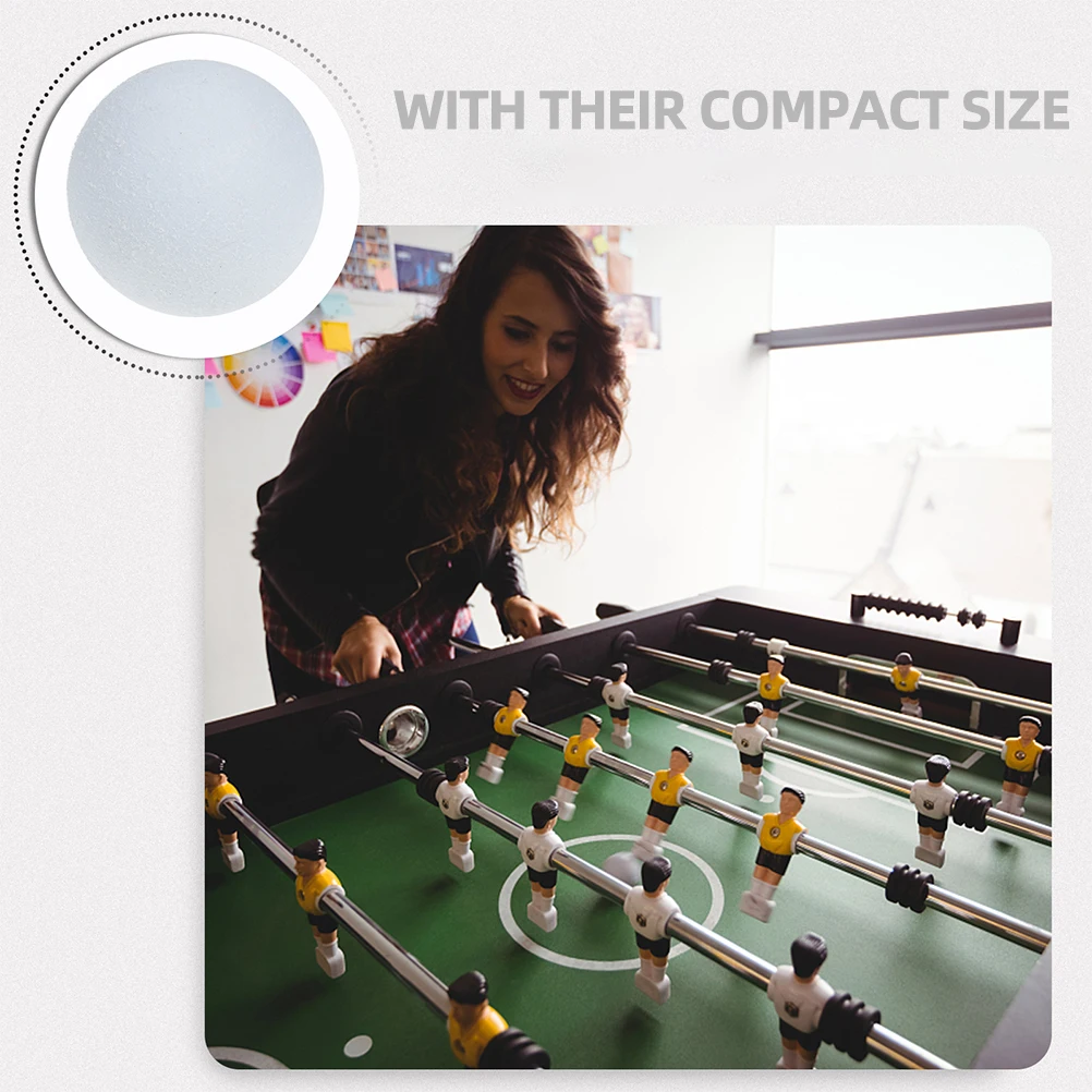 

6Pcs Stylish Tabletop Soccer Balls Durable Foosball Accessories Entertaining Replacement Foosball Table Parts Table Soccer Balls