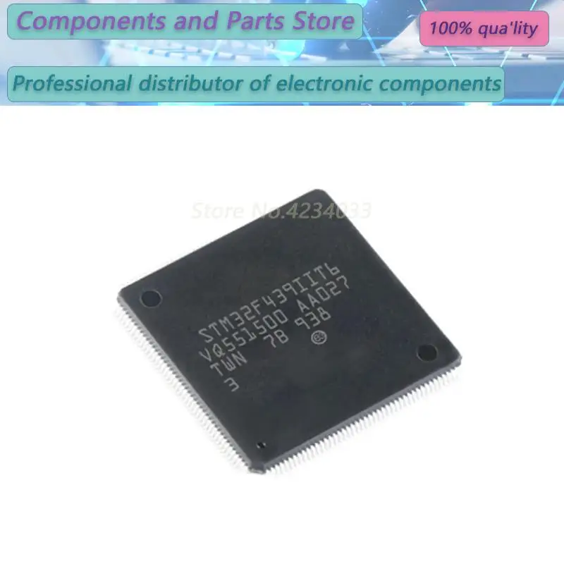 1PCS  STM32F439IIT6  STM32F439IIT  STM32F LQFP-176 NEW100%  STM  32F439IIT6