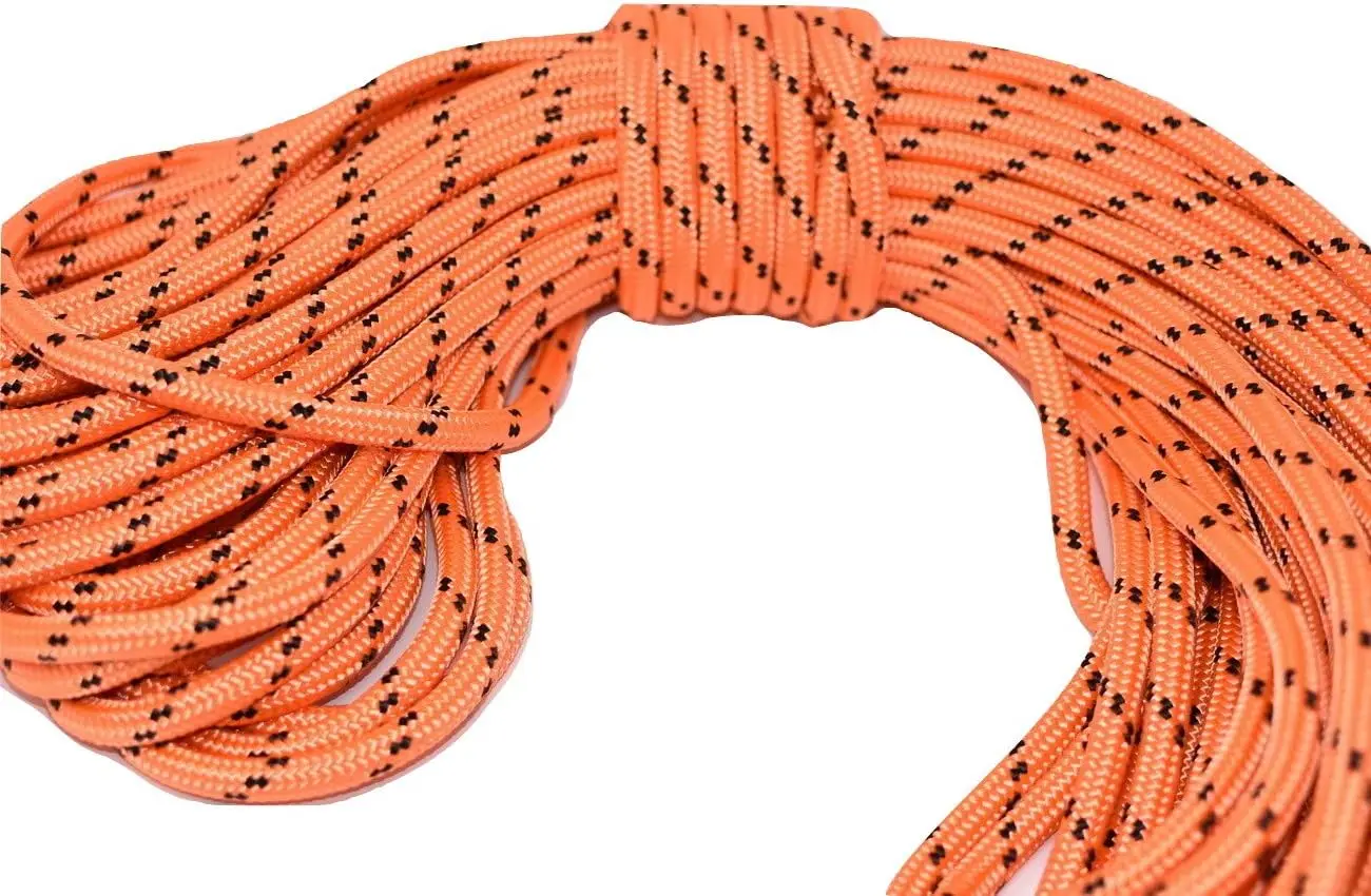 Braid Polyester Rope 1/2 in x 100 ft Orange