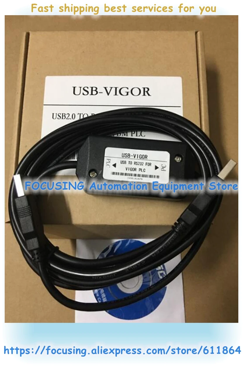 VB-USB-200 USB-WMPC-200 VBUSB-200 VBUSB200 USB-VIGOR Cabo USB Cabo de programação PLC
