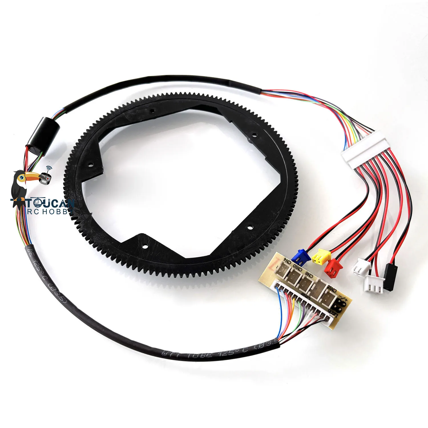 1/16 Henglong RC Tank Big Plastic TK6.0 Version 360° Rotating Gear W/ 12P Electric Slip Ring For 3869 3879 3888 3889 3908 Model