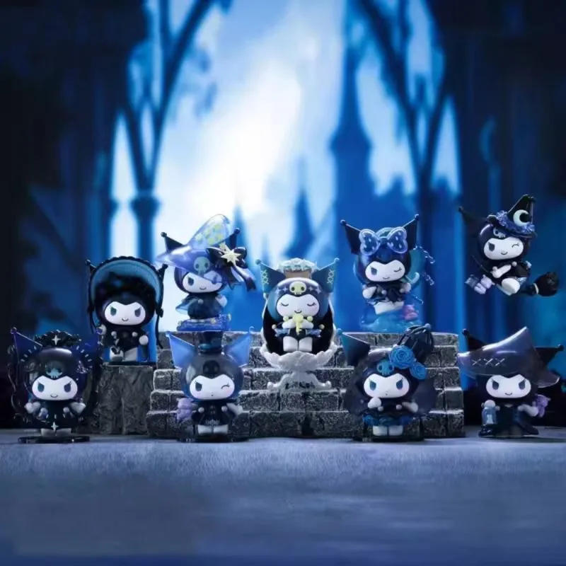 

New Sanrio Kuromi Action Figure Model Cute Girls The Witch Series Toys Fashion Room Decoration Desktop Decoration Kawaii Gifts