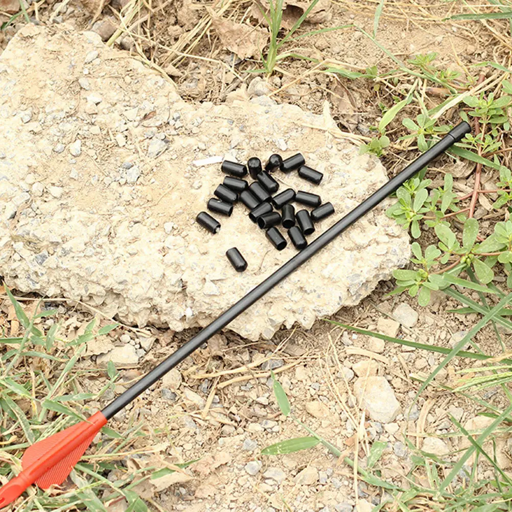 

10Pcs Archery Rubber Arrowhead 8mm Safety Durable Replacement for Practice Training Hunting Archery Game Rubber Arrowhead