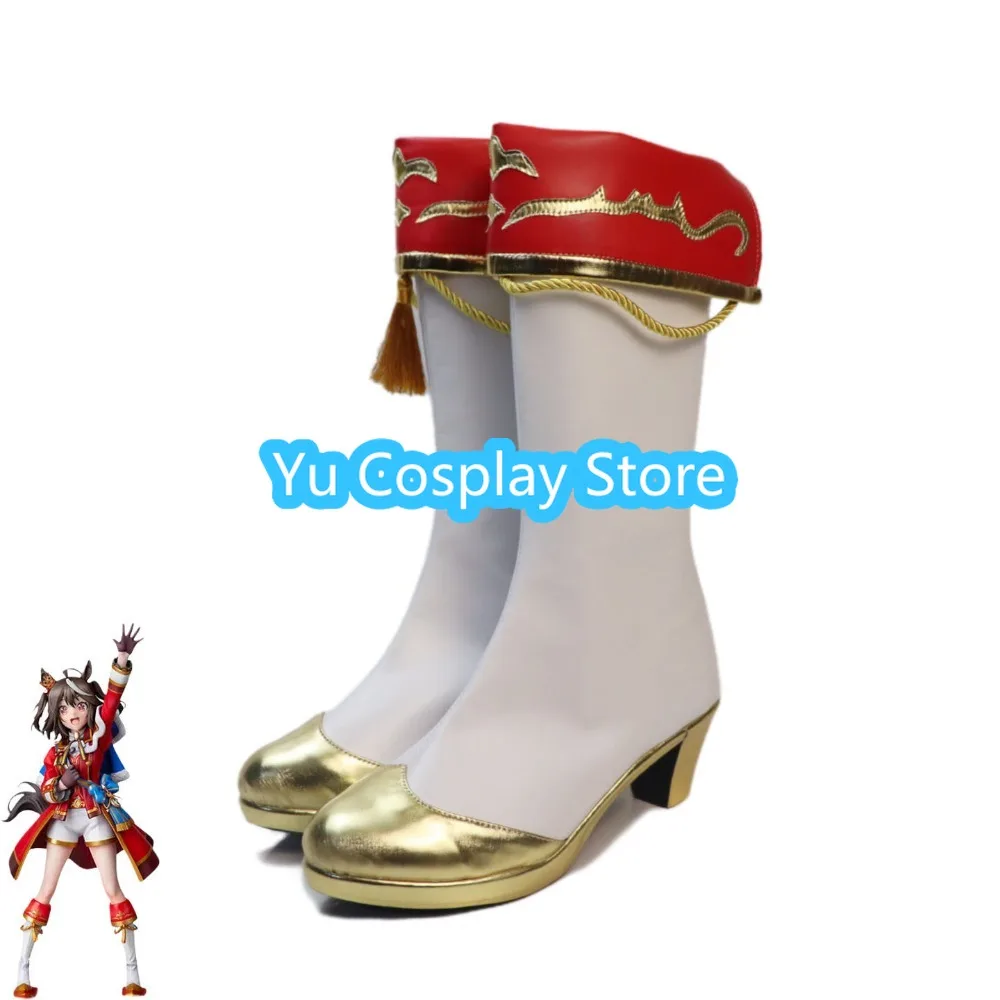 

Uma Musume Kitasan Black Cosplay Shoes - Race Day Platform Heels