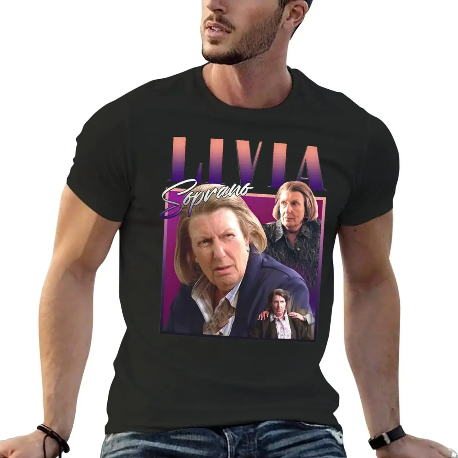 Livia-Soprano T-Shirt vintage t shirts essential t shirt anime figures luxury clothes men