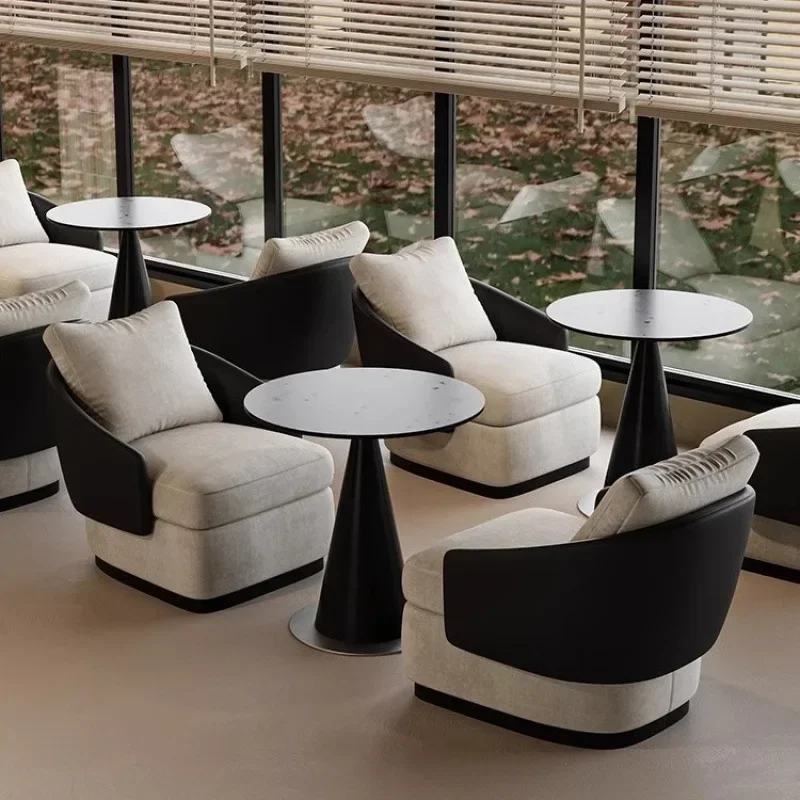 Light Luxury Business Meeting Sofa Combination Hotel Clubhouse Sales Office Receiving Visitors Leisure Sofa Combinationb21