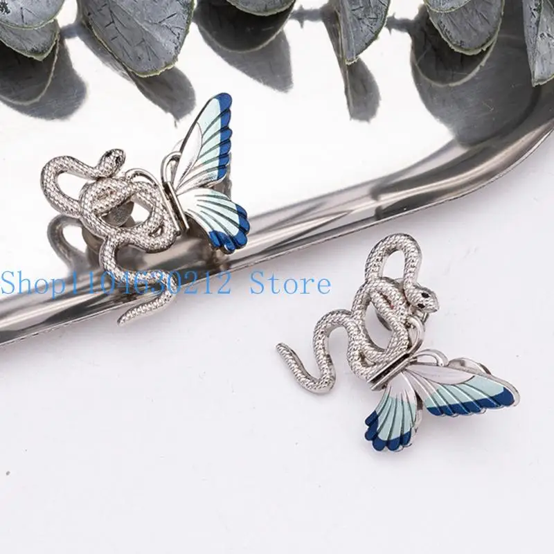 652f 3pcs Diseño mariposa serpiente Aprendizaje cintura Pon ajuste cintura para pantalones jeans sueltos