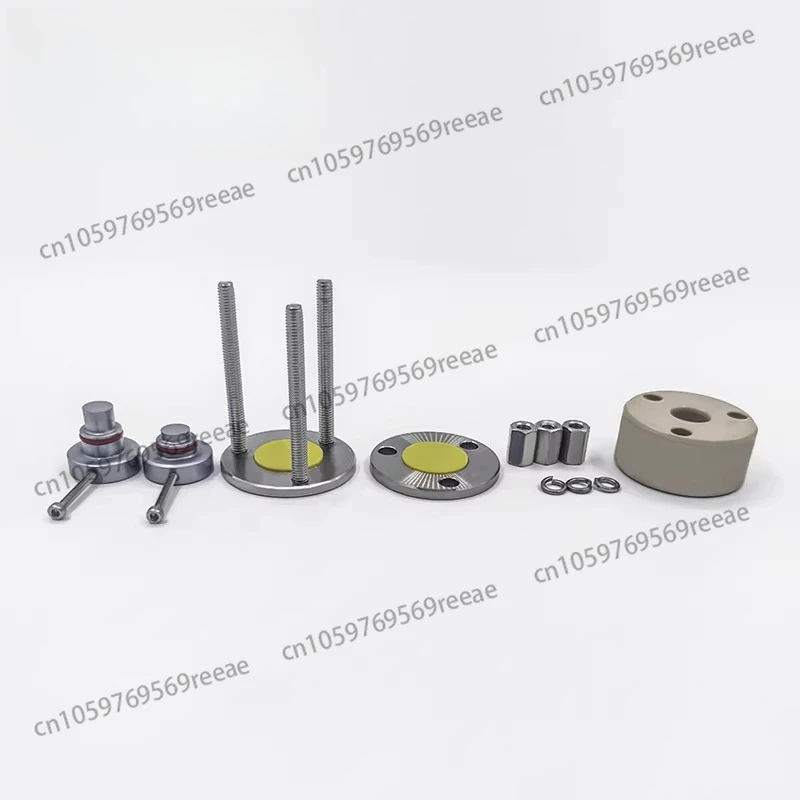 Mold for testing solid-state lithium batteries with pressurized fixtures for battery testing and measurement