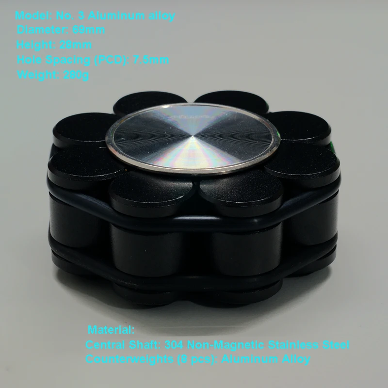 304 Edelstahl Metall Vinyl Schallplatte Gewichts stabilisator Scheibe symmetrische Klemme für Plattenspieler LP Plattenspieler Zubehör