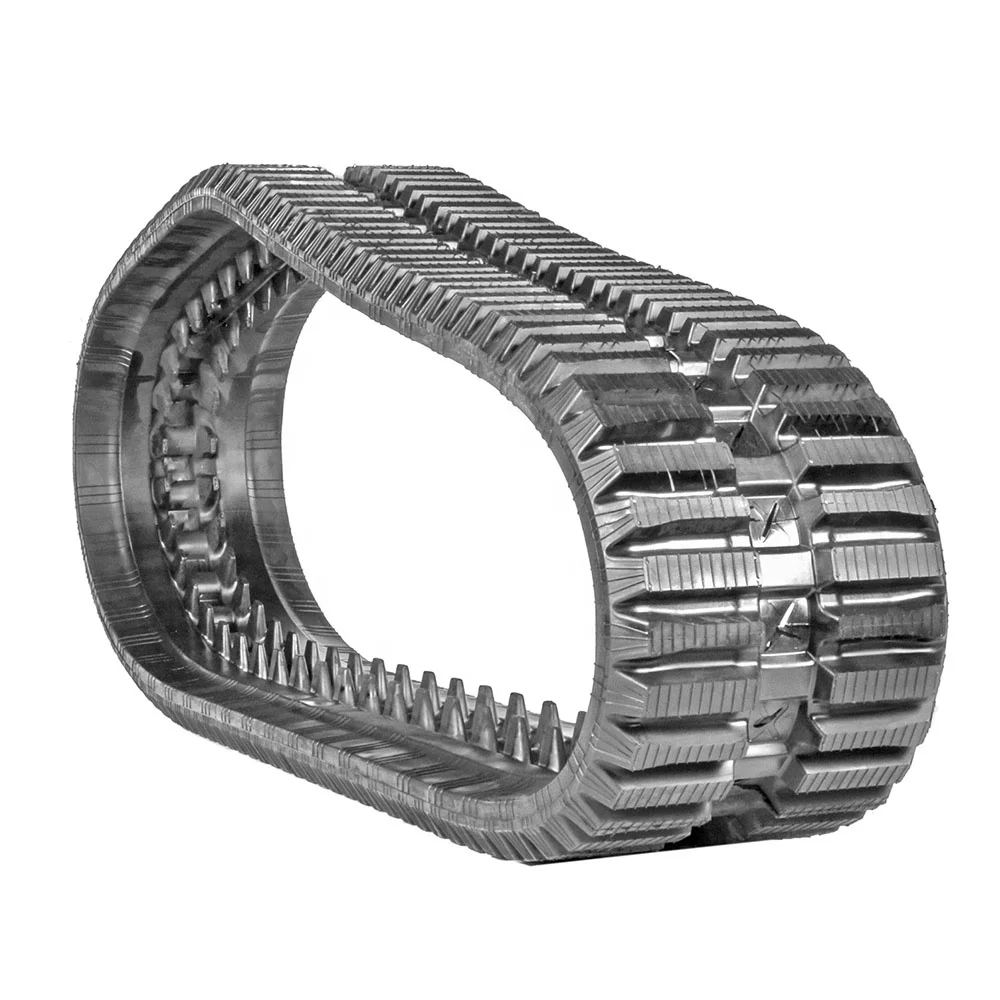 200x72x42 260x109x37 280x106x35 420x100x54 500x90x50 Undercarriage System Triangle Rubber Track For Mini Excavators 400cb
