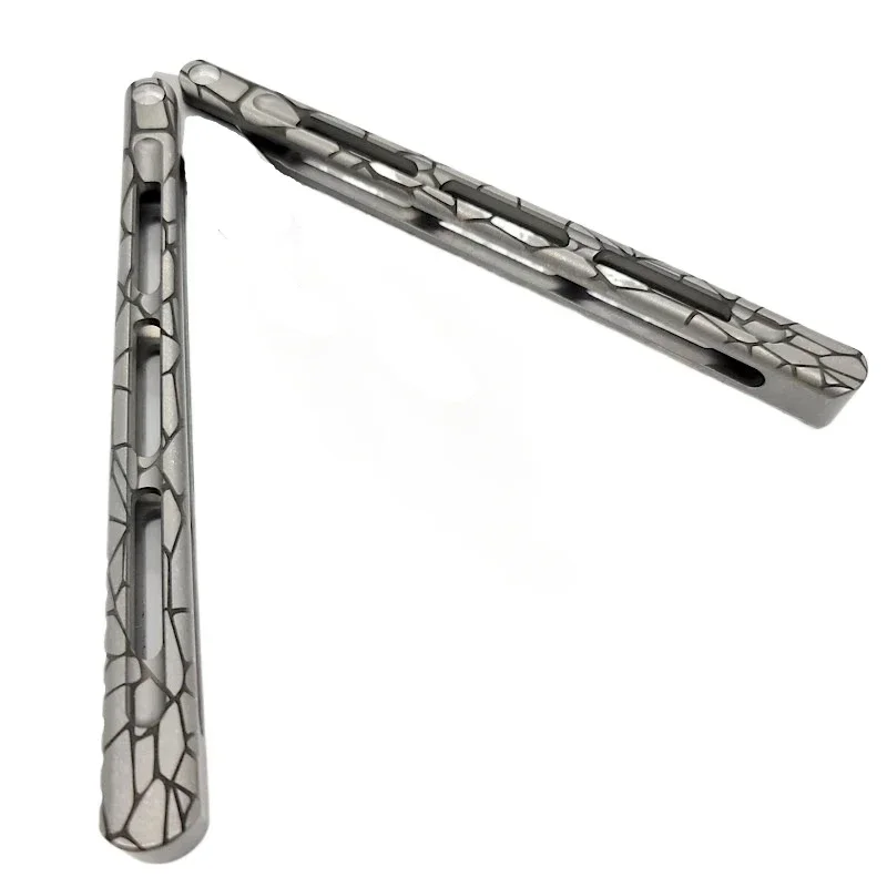 TheOne Adder Viper Channel Titanium Handvat D2 Blade Bushing Systeem CNC EDC Multitool