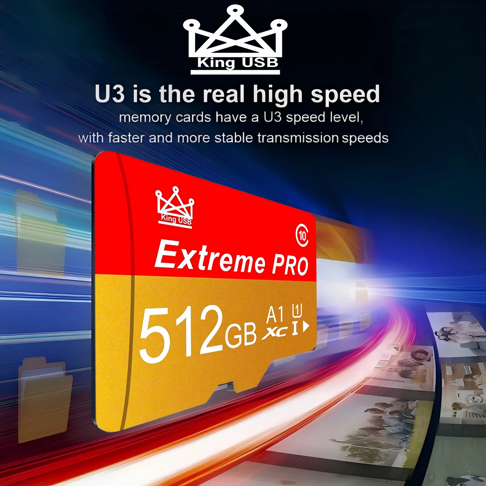 Extreme Pro High Speed 1024GB 256GB 128GB Micro TF SD Card for DJI Drones Phone PS4 Nintendo Switch Class 10 Memory Storage TF C