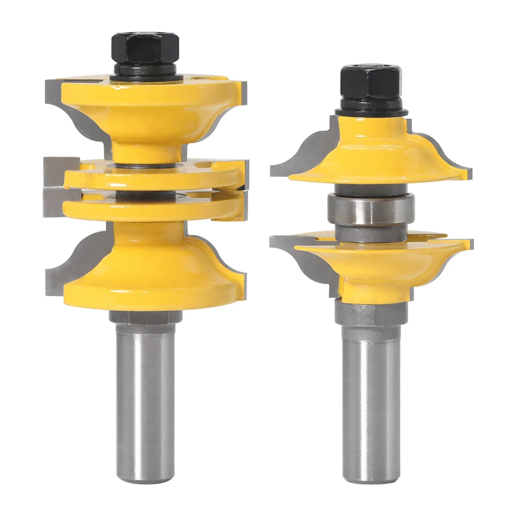 

1pc 12mm 1/2" Shank Ogee Router Bit Entry & Interior Door Create Strong and Beautiful Entry Doors Bit for Extended Tenons