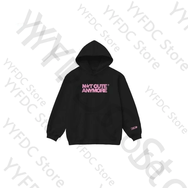 เสื้อฮู้ดดี้ ILLIT แฟชั่นเคป๊อป ไม่ใช่แบบน่ารักอีกต่อไป พิมพ์ลายตัวอักษร คุณภาพสูง เนื้อผ้าหนา สำหรับผู้หญิงและผู้ชาย ใส่ได้ทั้งฤดูใบไม้ร่วงและฤดูหนาว ทรงหลวม เหมาะสำหรับแฟนคลับ