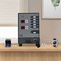 Jewelry Repair Tool Kit 100W Jewelry Welding Machine, Pulse Argon Arc Welder Electric Soldering Machine w/Workbench & LCD Screen