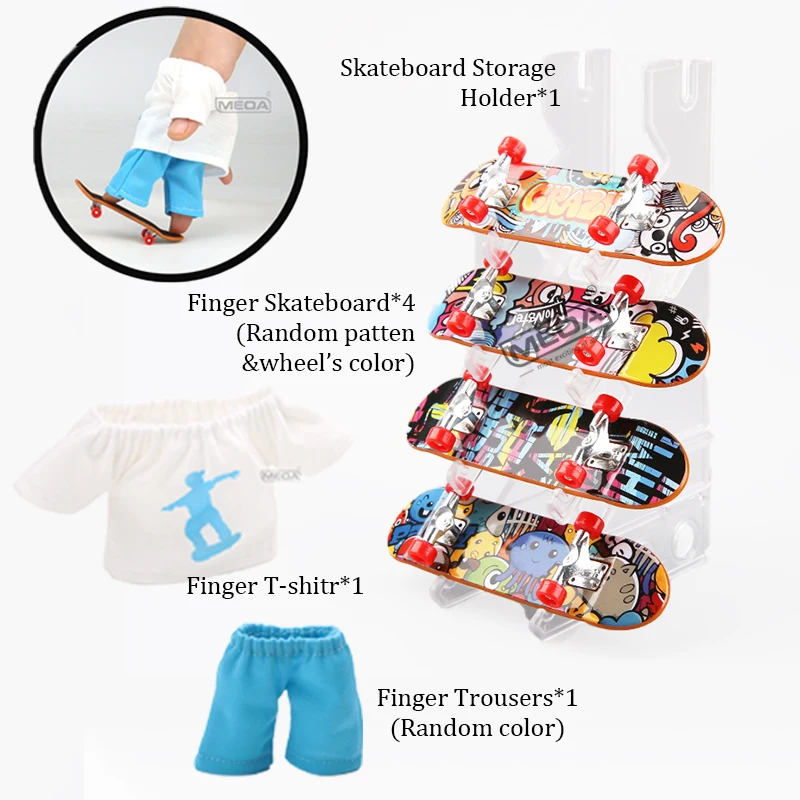 Beruf Finger Boarding DIY Rampe Park Finger Roller Finger Skateboard mit Metall Brücke Skate Lkw Kind Tasche Spielzeug Geschenk