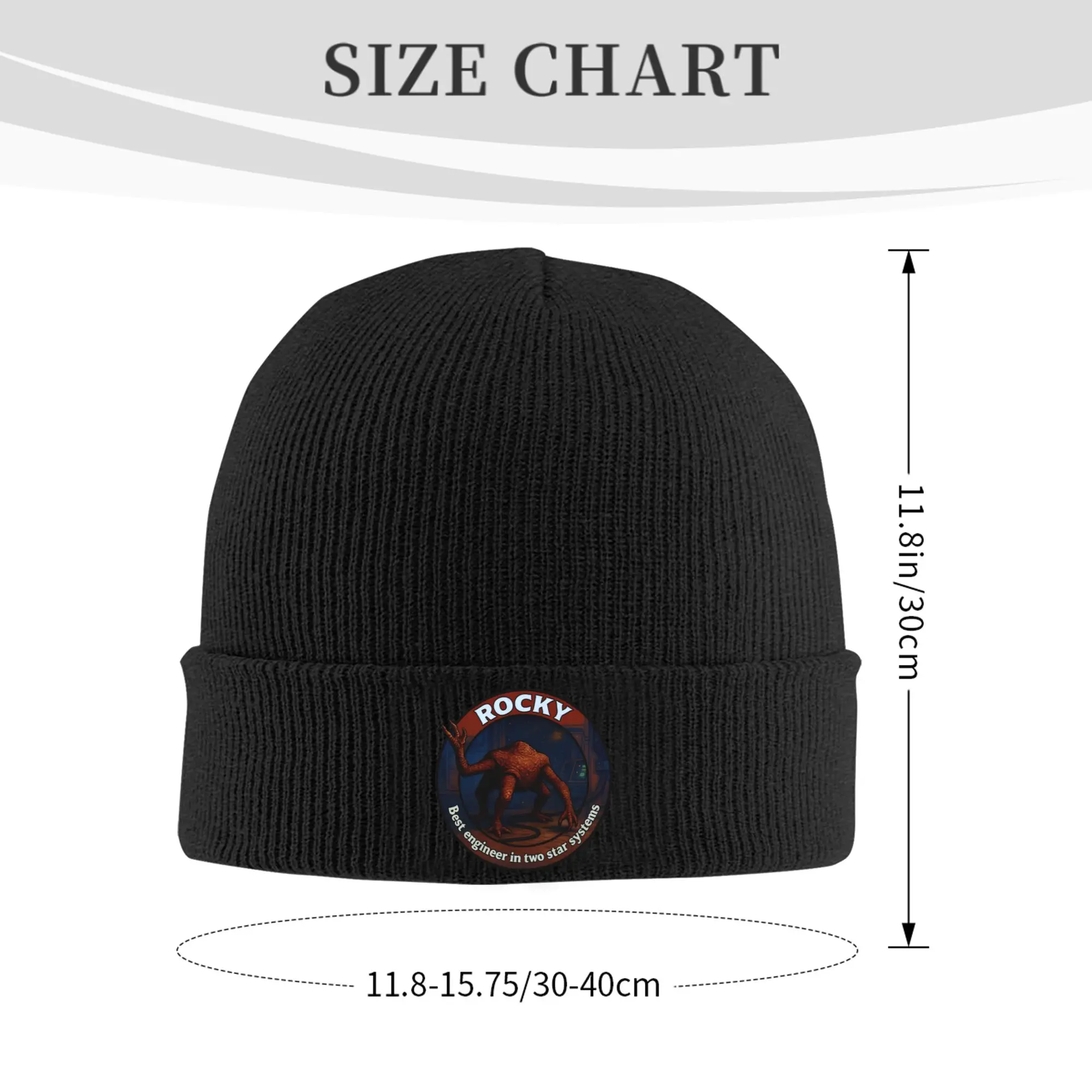 Project Hail Mary Rockys Best Engineer in two star systems  Knitted Hat Beanie Autumn Winter Hats Warm Unisex  Color  Caps Gifts