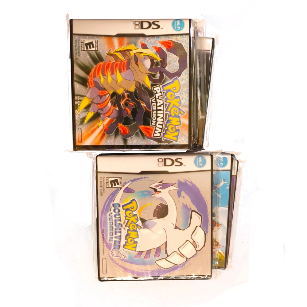 بطاقة واحدة NDS بطاقة الألعاب سلسلة البوكيمون Heartgold الأسود الروح الحرس تسجيل ظلال ألميا الماس لعبة جمع الصبي الهدايا #5