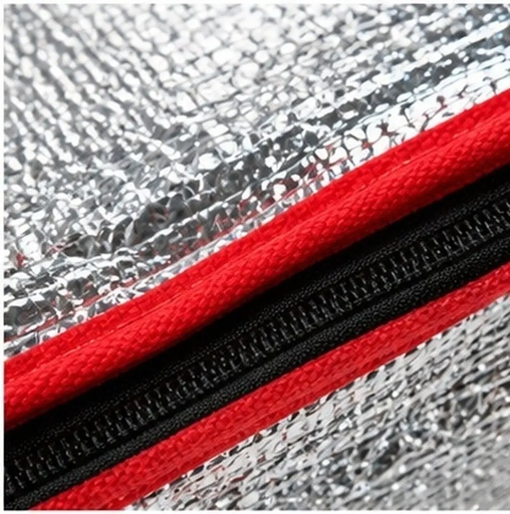 Portable Foldable Aluminum Foil Thermal Bag – Reusable Insulated Pouch for Seafood Cold Storage, Leak-Proof