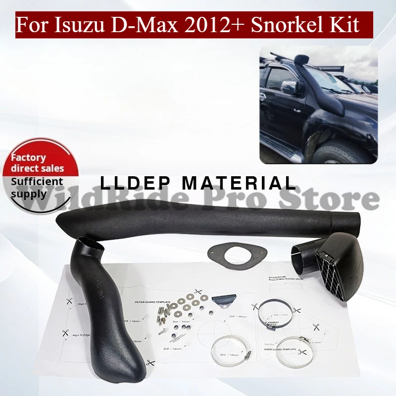 

For Isuzu D-Max 2012+ Snorkel Kit Waterproof Air Intake Pipe Off-Road 4x4 Wading